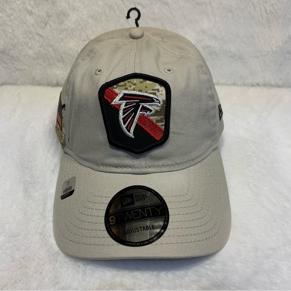 Atlanta Falcons New Era 2023 Salute To Service 9TWENTY Cap Stone Color - Picture 2 of 13